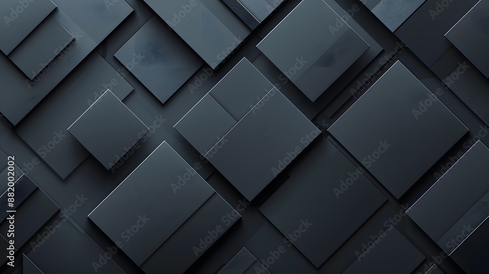 Full frame of abstract graphic 3d illustration of symmetrical repeating dark gray patterns of geometric shapes and lines with shadows. Full frame of abstract graphic 3d illustration of symmetrical repeating dark gray patterns of geometric shapes and lines with shadows.