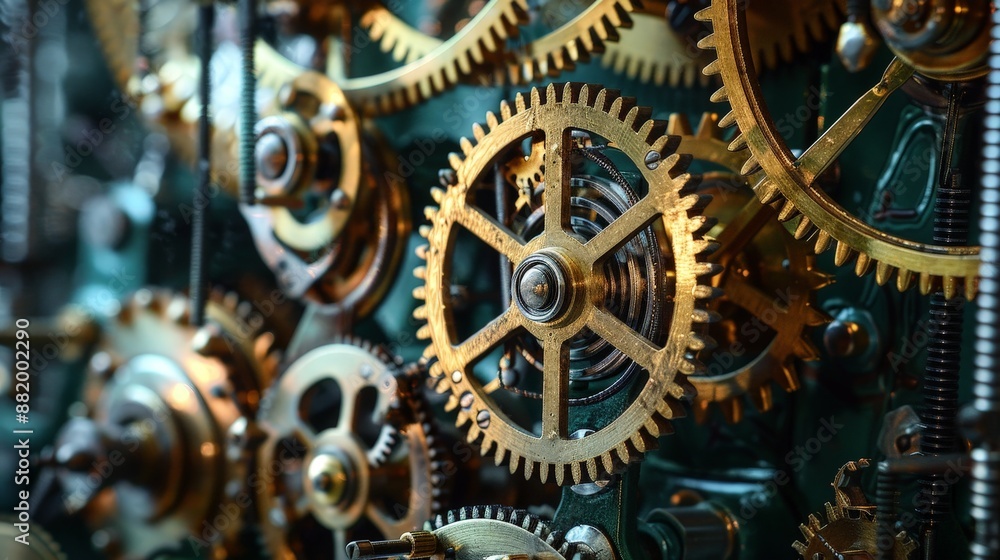 Describe the intricate workings of a mechanical clock. Describe the intricate workings of a mechanical clock.