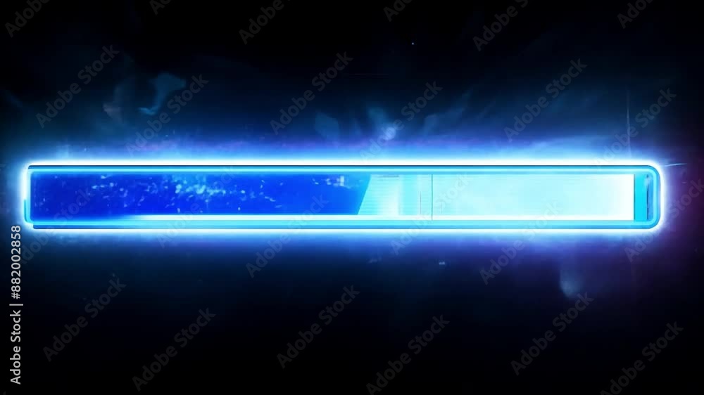 Blue Neon Digital Bar Scene Blue Neon Digital Bar Scene