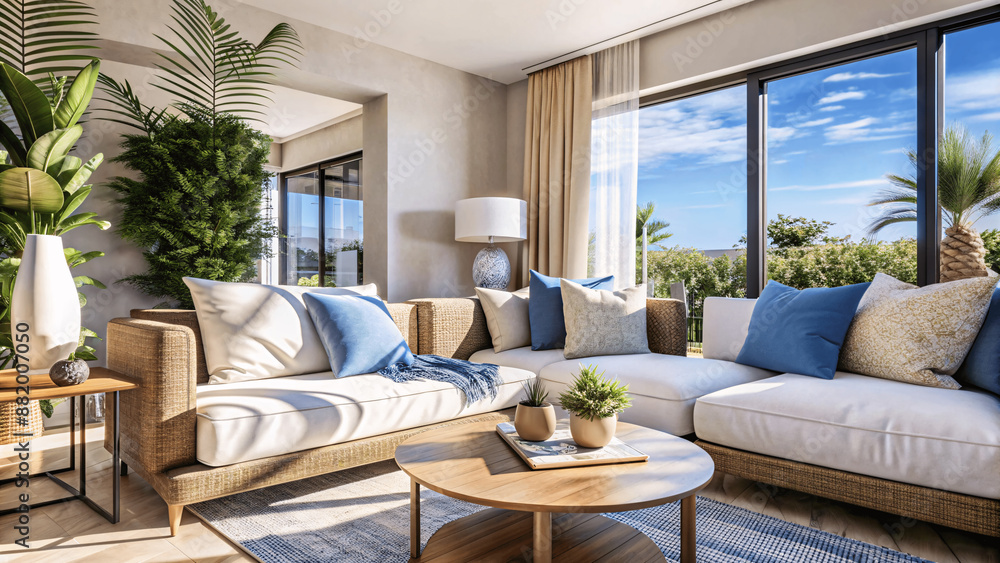 modern home, living room interior comfortable design modern home, living room interior comfortable design