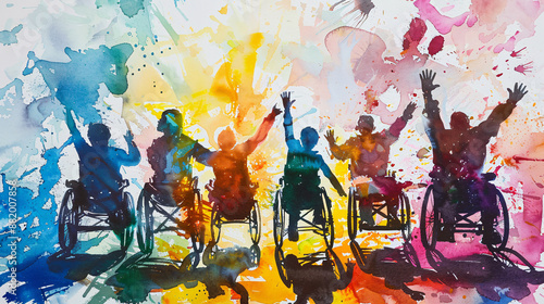 Celebrating International Day of Disabled Persons with Watercolor