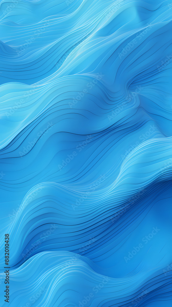 Digital blue geometric AI abstract graphics poster mobile phone background Digital blue geometric AI abstract graphics poster mobile phone background