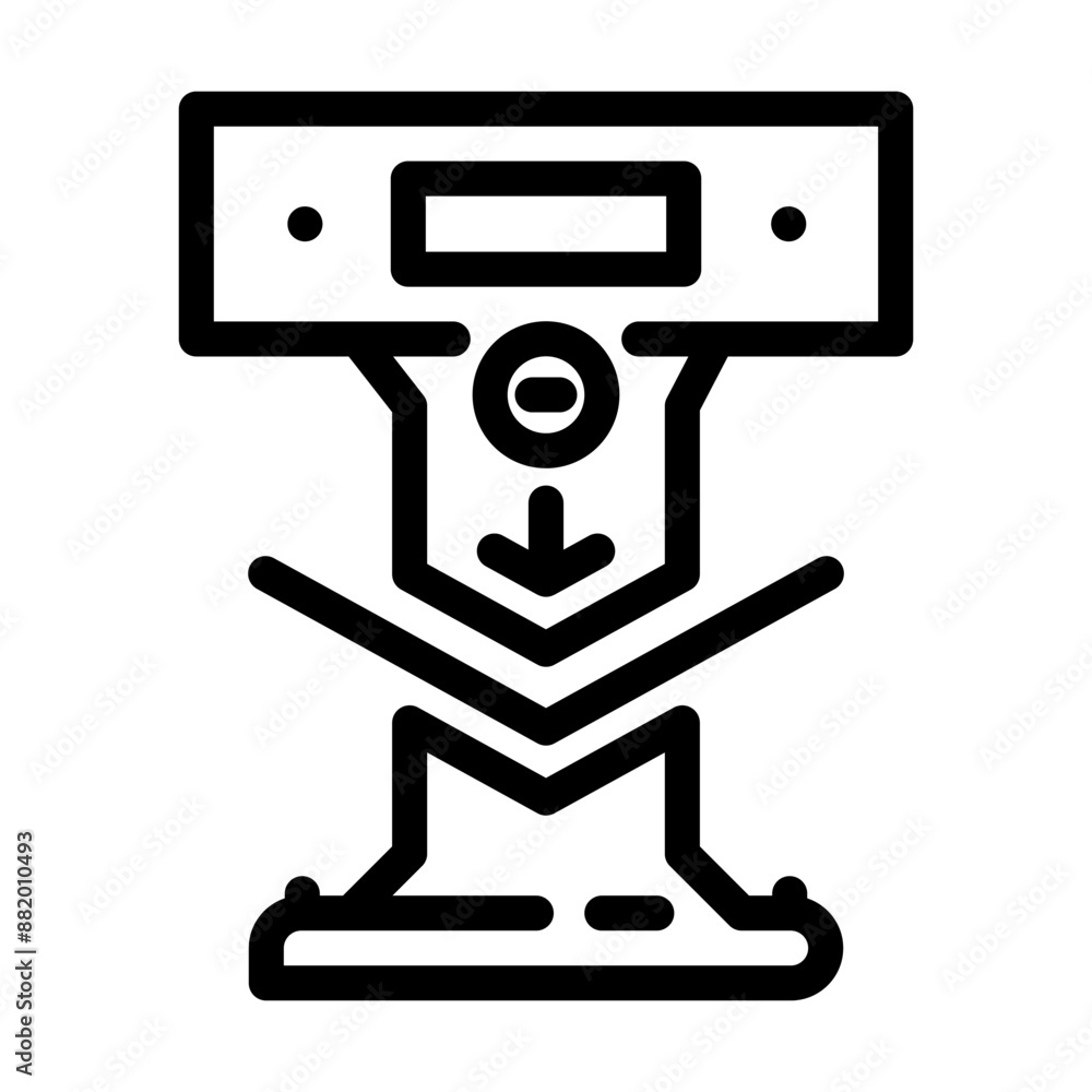 free bending label product caution line icon vector. free bending label product caution sign. isolated contour symbol black illustration free bending label product caution line icon vector. free bending label product caution sign. isolated contour symbol black illustration