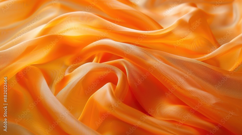 Orange Satin Fabric Orange Satin Fabric