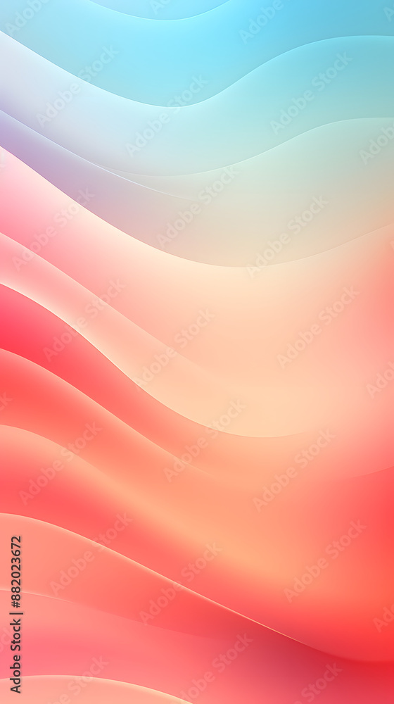 Digital colorful soft curves abstract poster mobile phone background Digital colorful soft curves abstract poster mobile phone background