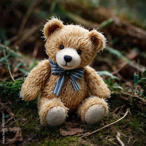 teddy bear in the forest