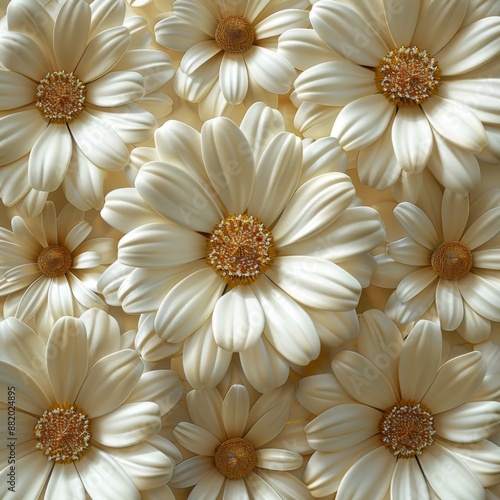 Golden Daisies in Bloom: A Close-Up
