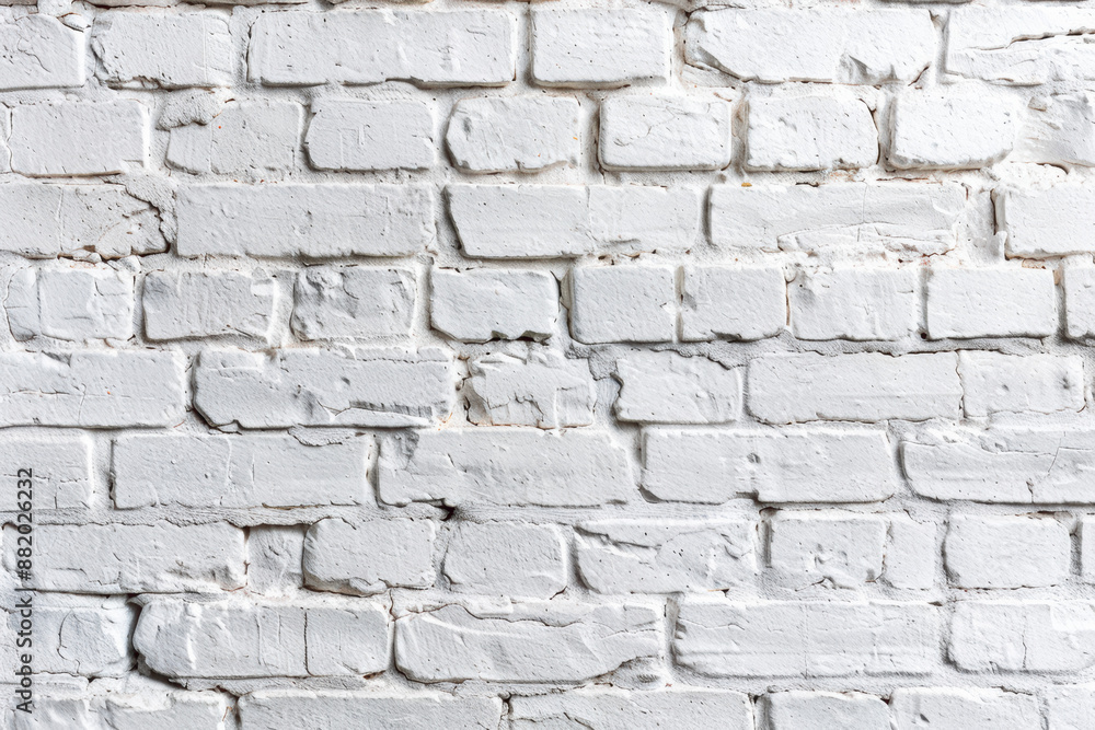 White brick wall texture, an ideal background for various design projects, presentations, or advertising, featuring rustic and modern elements. White brick wall texture, an ideal background for various design projects, presentations, or advertising, featuring rustic and modern elements.