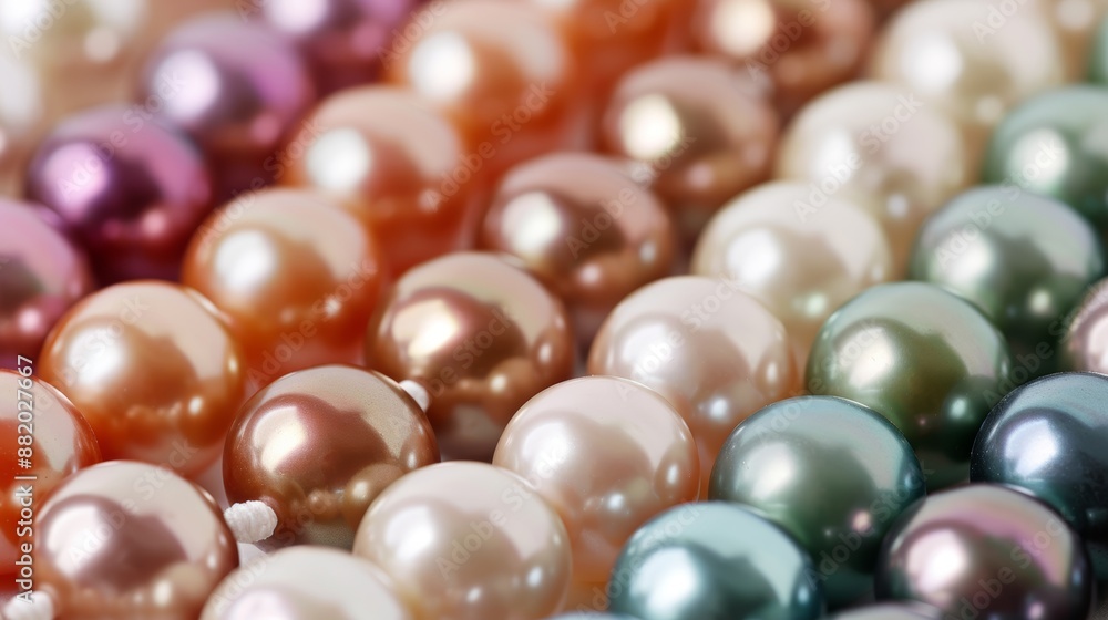Collection of Multi Color Pearls Collection of Multi Color Pearls