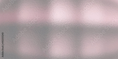 Gradient rippled matte surface. Blurred plastic glass. Metallic tinfoil. Frosted window. Vector illustration	