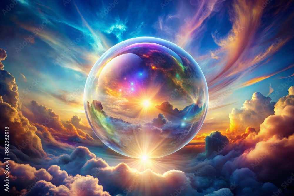 Vibrant, swirling clouds of thought burst from a glowing, iridescent orb, radiating beams of imagination, emotions, and dreams, illuminating the inner world of creative consciousness. Vibrant, swirling clouds of thought burst from a glowing, iridescent orb, radiating beams of imagination, emotions, and dreams, illuminating the inner world of creative consciousness.