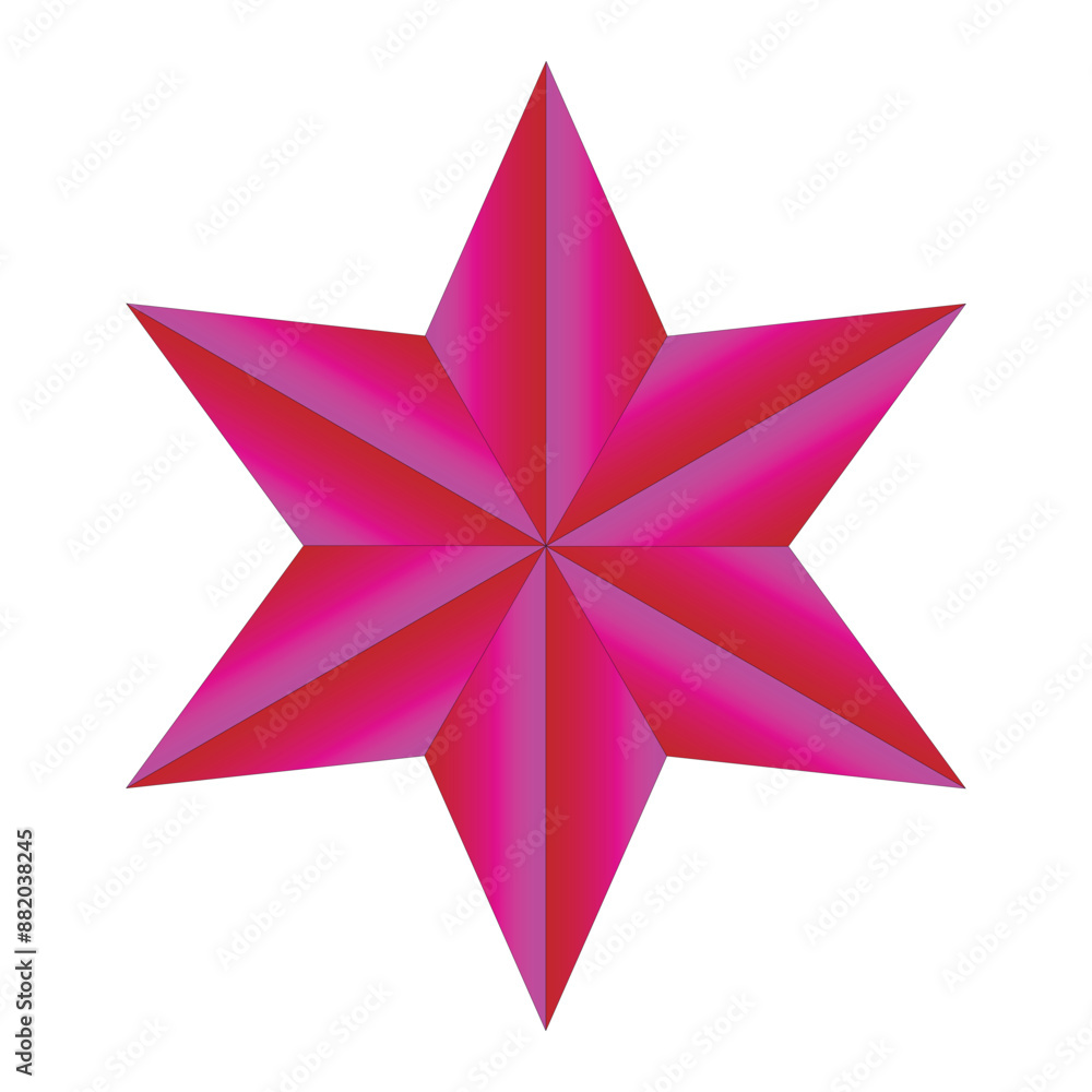 Fototapeta premium colorful star shape with gradient color