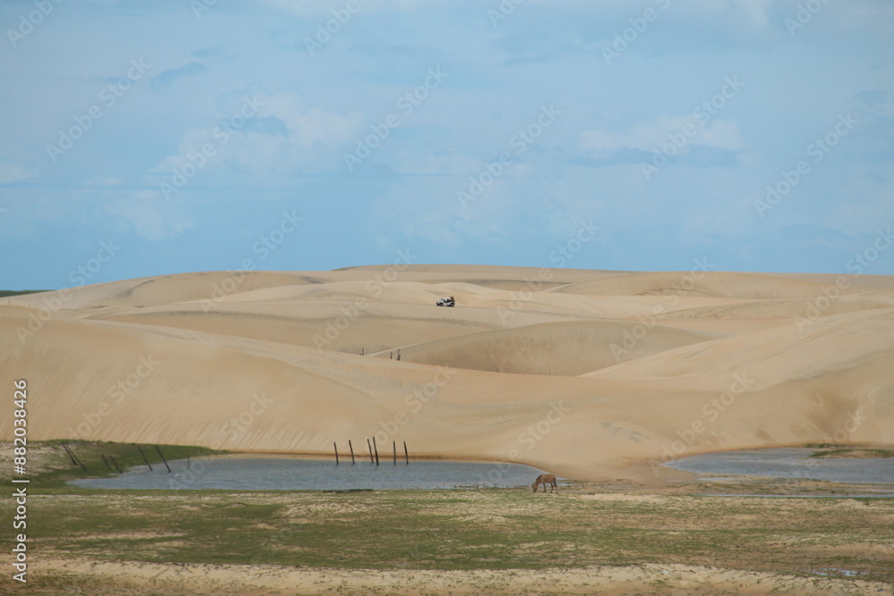 Fototapeta premium lençóis paracuruenses, no ceará 