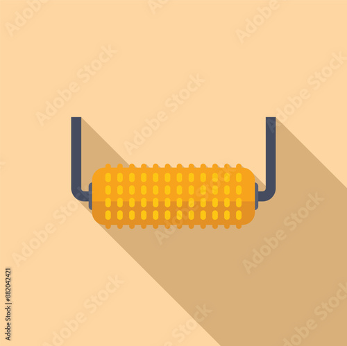 Foam roller for physiotherapy and physical therapy, improving flexibility and reducing muscle soreness after training