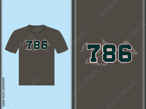 786 Vector T-Shirt Design EPS Custom Design