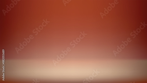 Quadro su tela Red color background limbo backdrop. Rose-gold