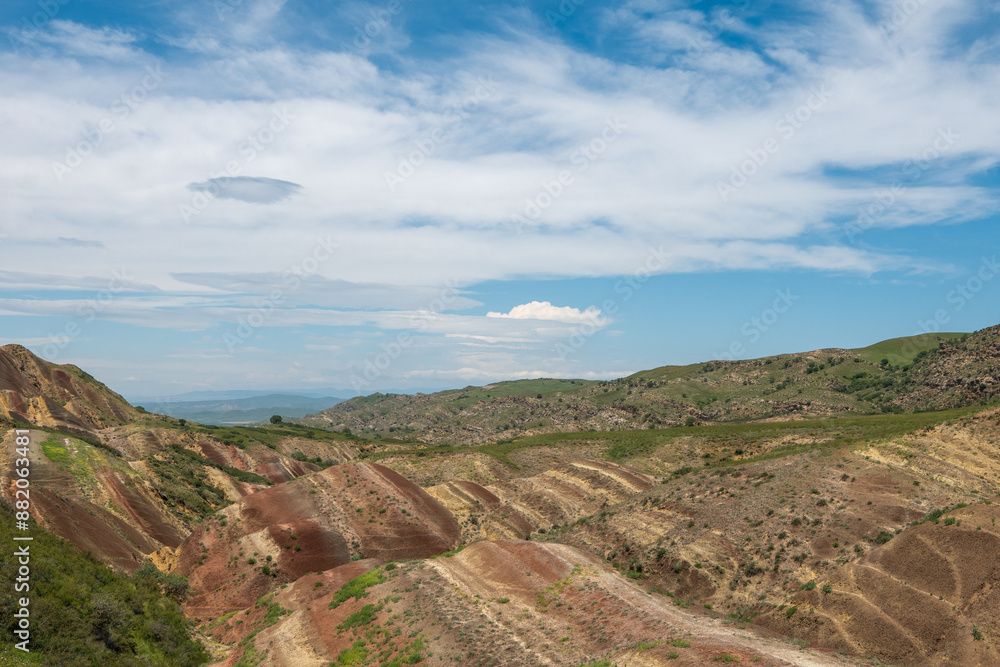 Naklejka premium View of the valley