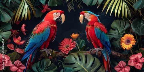Exotic colorful background ...