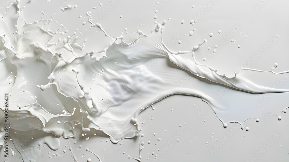 Splash of milk or cream, cut out Splash of milk or cream, cut out
