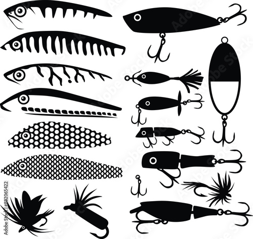 Fishing Lures Original Bundle Illustrations