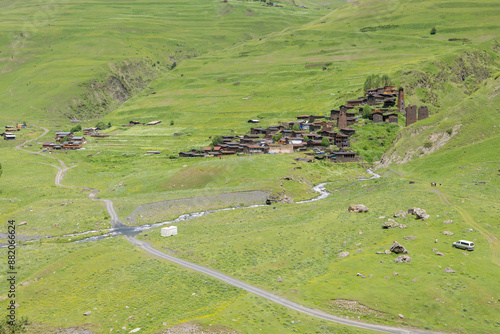 mountain village in the mountains