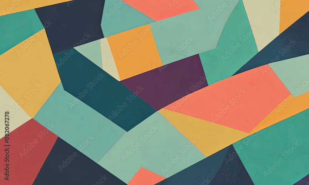 A colorful abstract painting with a lot of different colors and shapes A colorful abstract painting with a lot of different colors and shapes