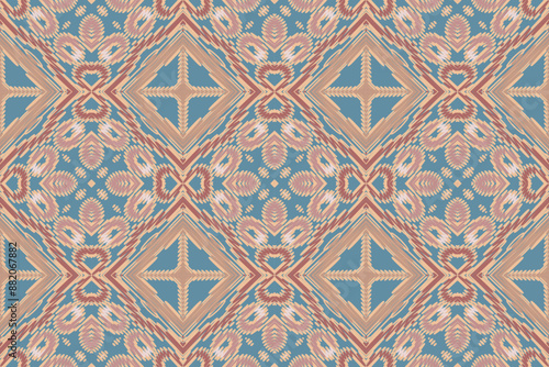 Geometric ethnic seamless pattern. Traditional tribal style. Design for background,texture,fabric,wallpaper,clothing,carpet,batik,embroidery