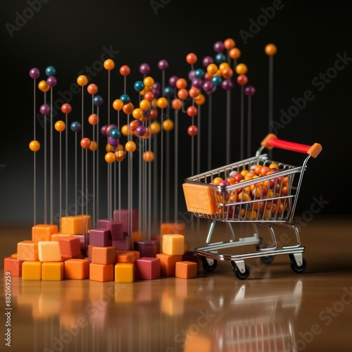 Colorful Eye-Catching Visualization for Product Marketing photo