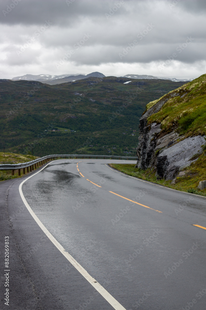 Naklejka premium Zakret