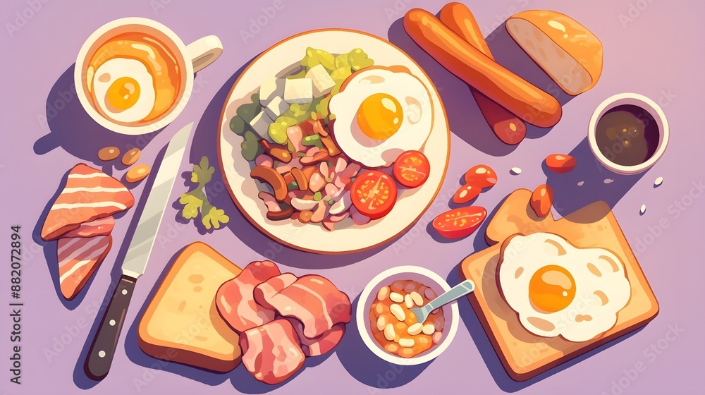 Delicious English Breakfast Delicious English Breakfast