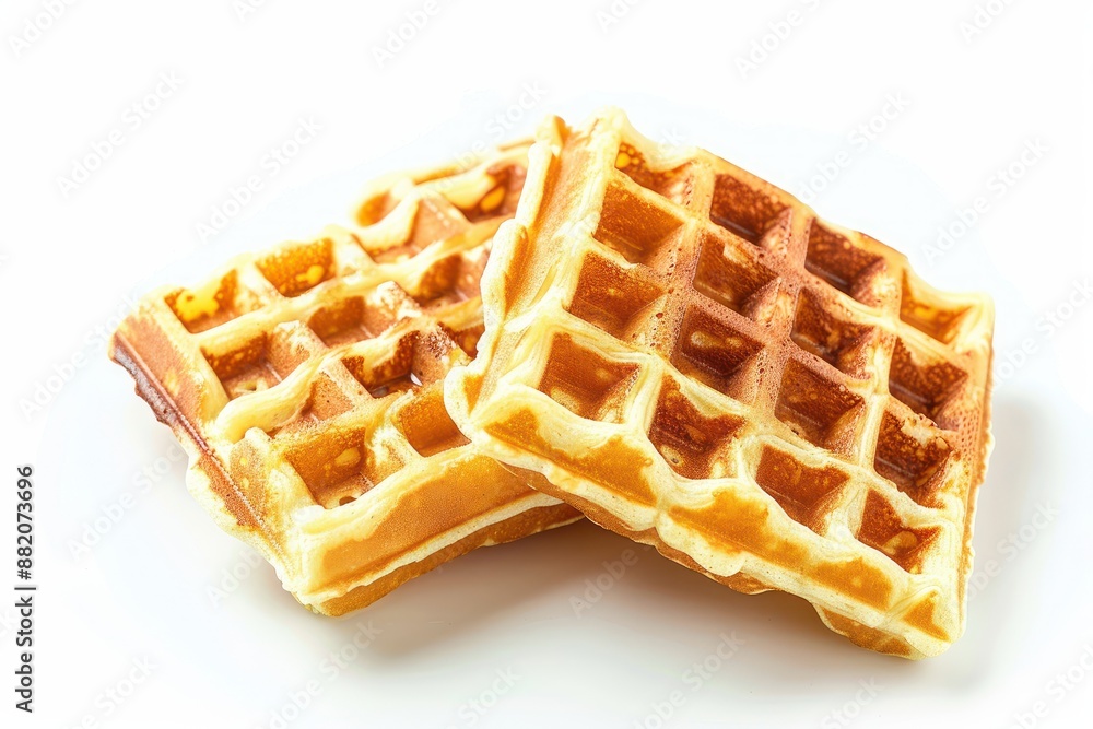 Stack of Golden Brown Waffles Stack of Golden Brown Waffles
