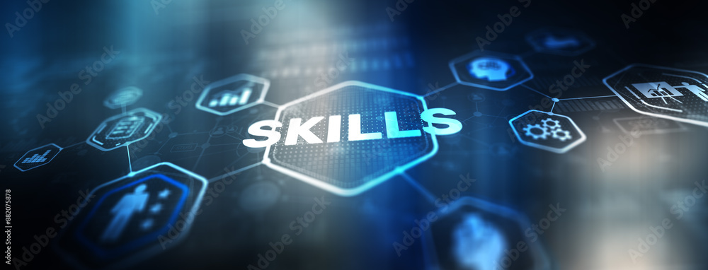 Skills improvement and personal development concept Skills improvement and personal development concept
