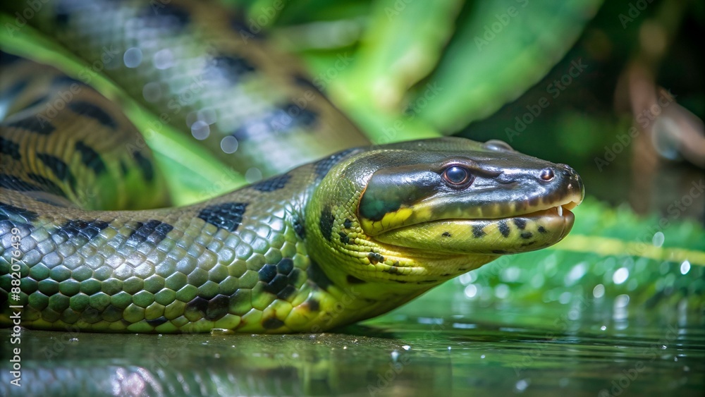 Green Anaconda (Eunectes murinus) Green Anaconda (Eunectes murinus)