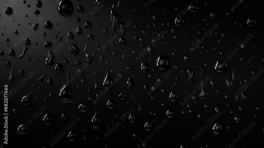 Black Drops of Water Paint Dripped on Black Background, Abstract Image, Texture, Pattern Background, Wallpaper, Cover and Screen of Smartphone, Cell Phone, Computer, Laptop, Format 9:16 and 16:9 Black Drops of Water Paint Dripped on Black Background, Abstract Image, Texture, Pattern Background, Wallpaper, Cover and Screen of Smartphone, Cell Phone, Computer, Laptop, Format 9:16 and 16:9