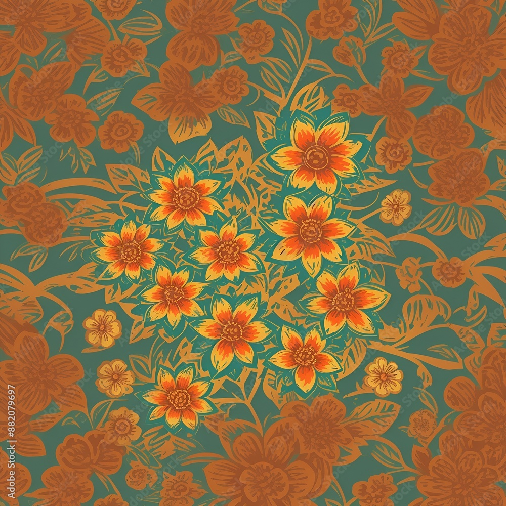 seamless floral pattern seamless floral pattern