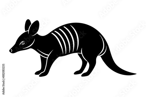  Aardvark silhouette vector art, Vector of Aardvark design, Aardvark silhouette design 