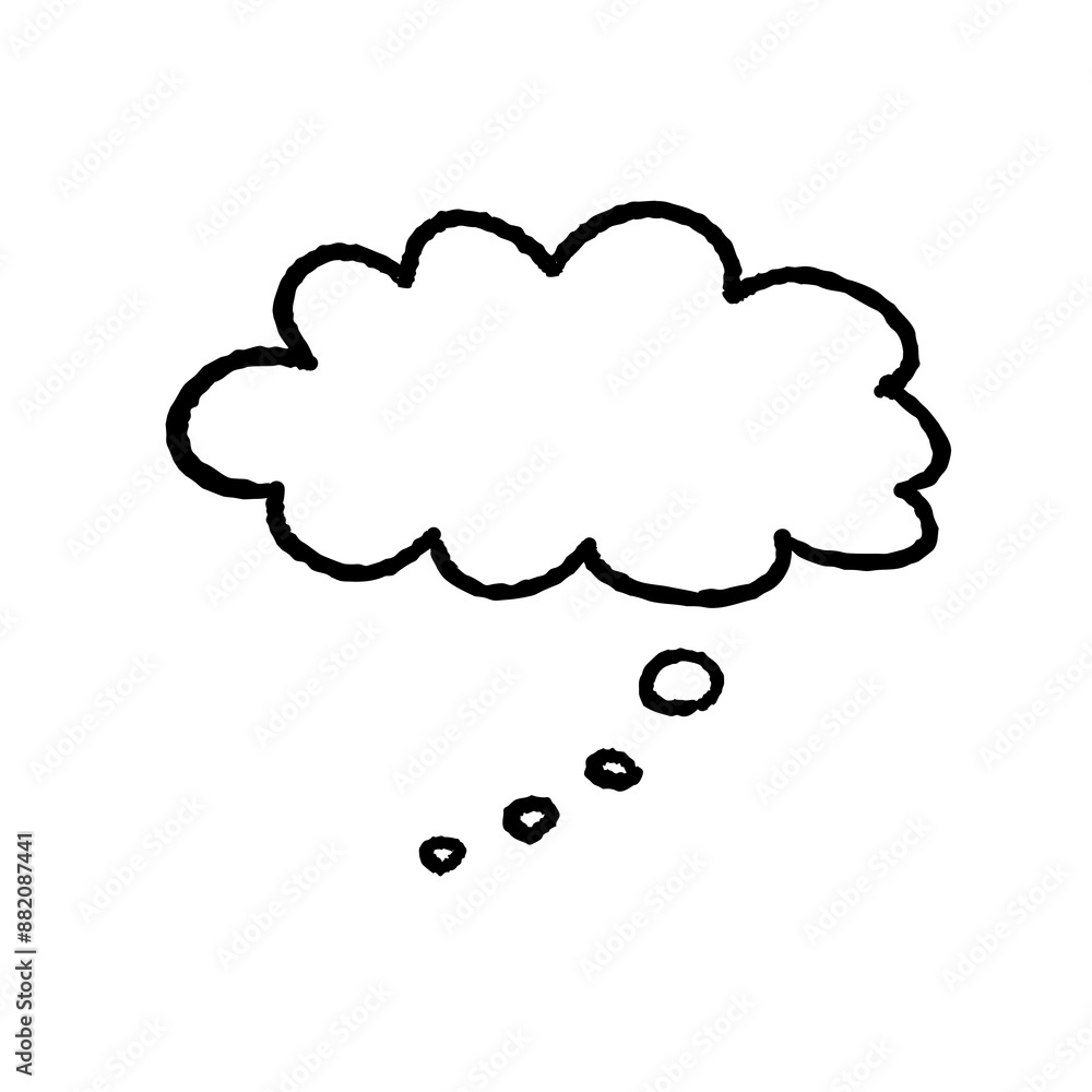 Thinking bubble PNG symbol. Isolated chat speech bubble. Thought symbol. Transparent PNG. Thinking bubble PNG symbol. Isolated chat speech bubble. Thought symbol. Transparent PNG.