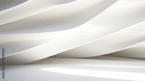 Sunlit white minimalist roo...