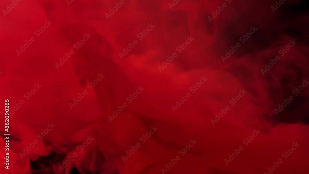 Fiery Red Smoke Abstract Fiery Red Smoke Abstract