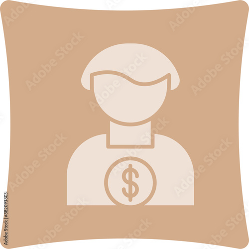 Customer Glyph Art Box Icon