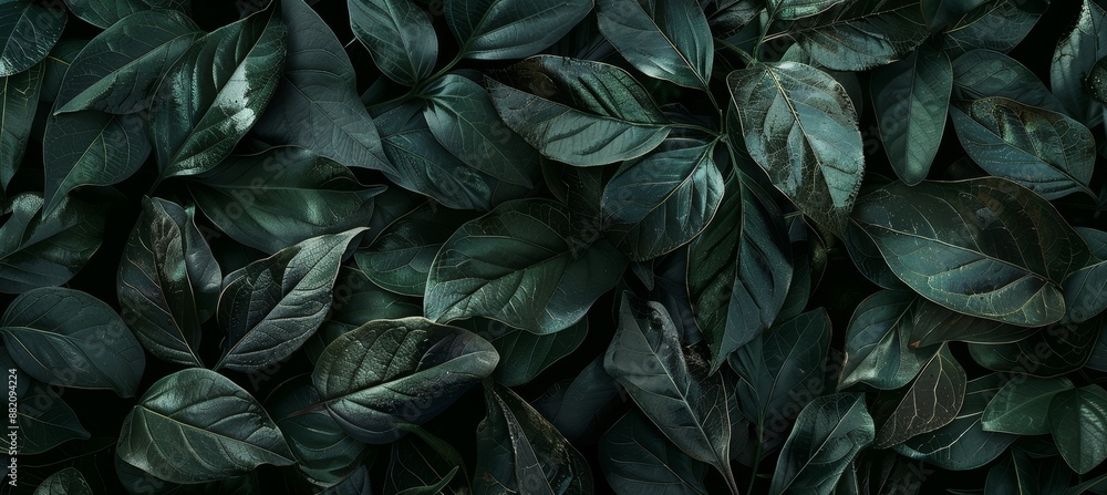 Cannifolium spathiphyllum leaves, abstract dark green surface, natural background, tropical leaves. Cannifolium spathiphyllum leaves, abstract dark green surface, natural background, tropical leaves.