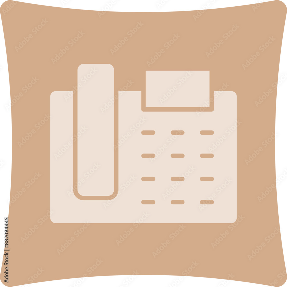 Telephone Glyph Art Box Icon Telephone Glyph Art Box Icon