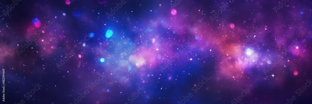 Fototapeta premium Cosmic Nebula with Stars