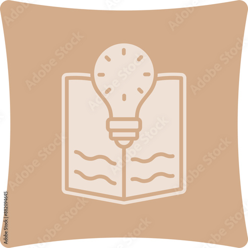 Inspiration Glyph Art Box Icon