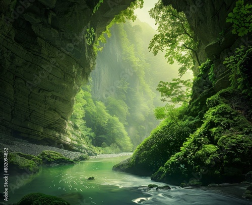 Located at Zitsa, Epirus, Greece, Theogefyro is a natural bridge across the Kalamas River. photo