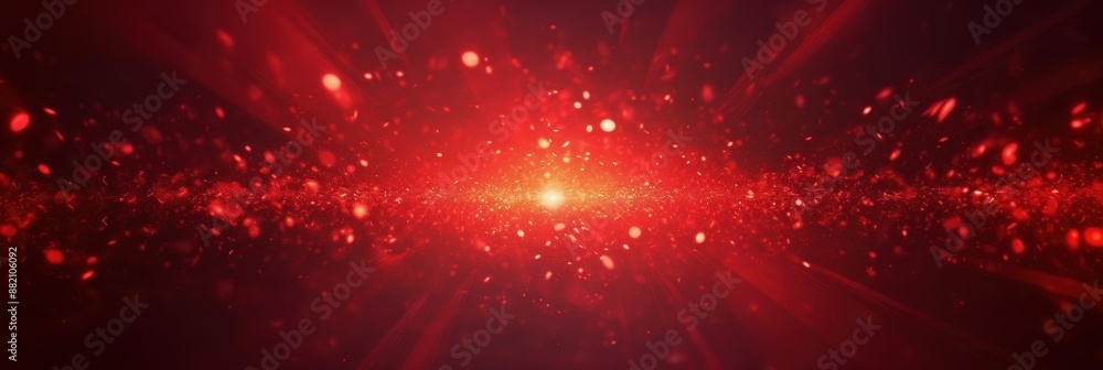 Obraz premium Abstract Red Sparkle Background