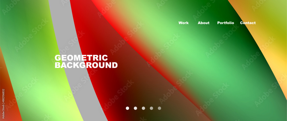 Web page design with geometric elements - circle and wave. Techno art concept. Vector Illustration For Wallpaper, Banner, Background, Card, Book Illustration, landing page Web page design with geometric elements - circle and wave. Techno art concept. Vector Illustration For Wallpaper, Banner, Background, Card, Book Illustration, landing page