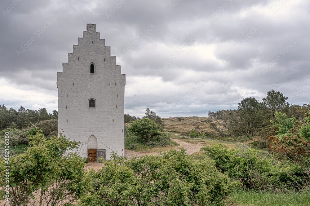 the Sand buried Church from the 14th century in Skagen the Sand buried Church from the 14th century in Skagen