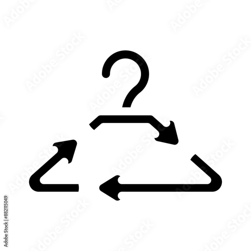 slow fashion sustainable glyph icon vector. slow fashion sustainable sign. isolated symbol illustration