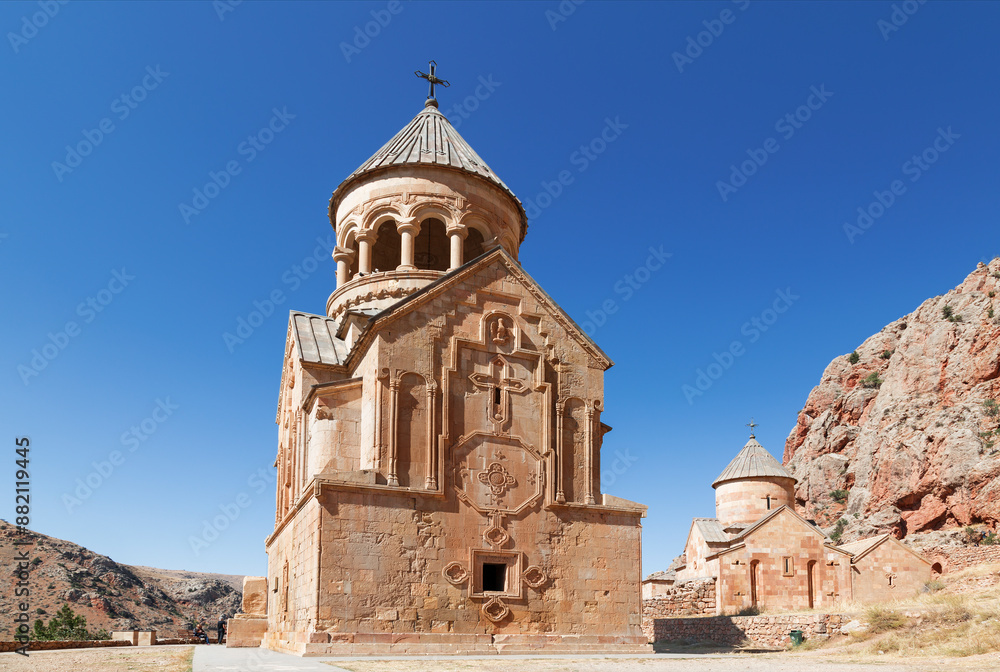 The medieval monastery of Noravank in Armenia. Was founded in 1205. The medieval monastery of Noravank in Armenia. Was founded in 1205.